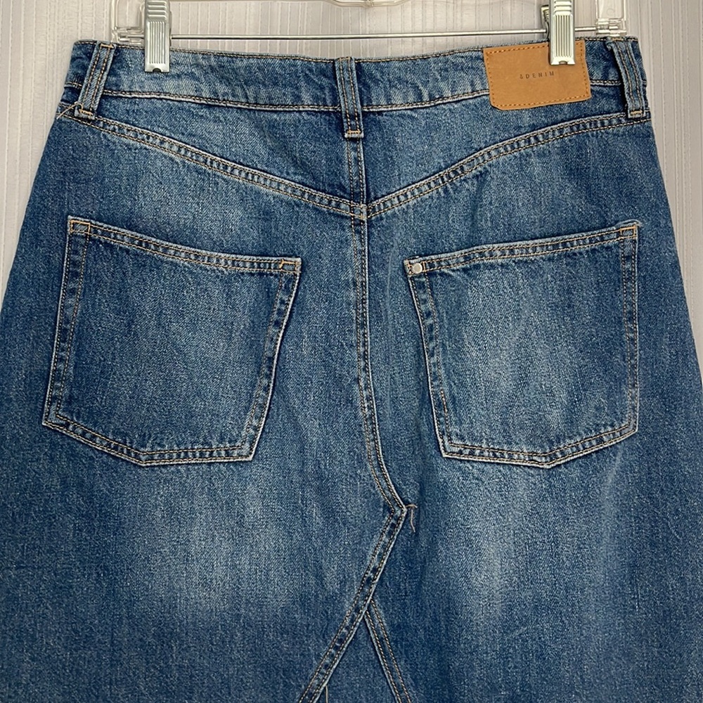 & Denim‎ Jean Midi Skirt - Picture 4 of 11